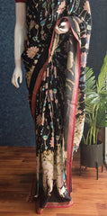 Chiffon Pichwai Prints - Black