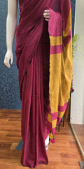 Bengal Cotton Magenta Golden Yellow