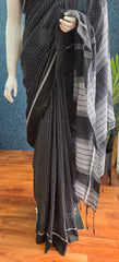 Bengal Cotton Grey Black Checks
