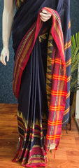 Bengal Cotton Navy Blue Red Checks