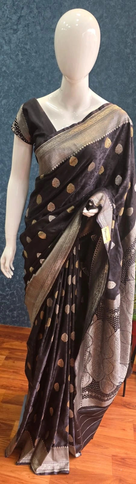 Kathan silk- black