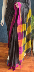Bengal Cotton Black Green Checks