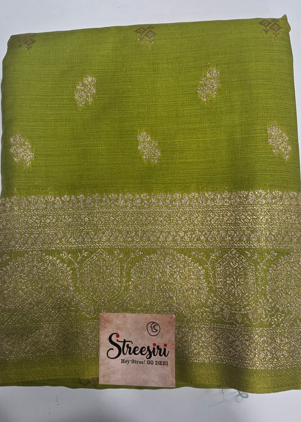 Pani Silk Parrot Green