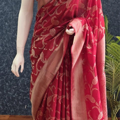 Jaal  Gorgette Saree