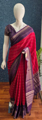 Assam Silk Red Purple