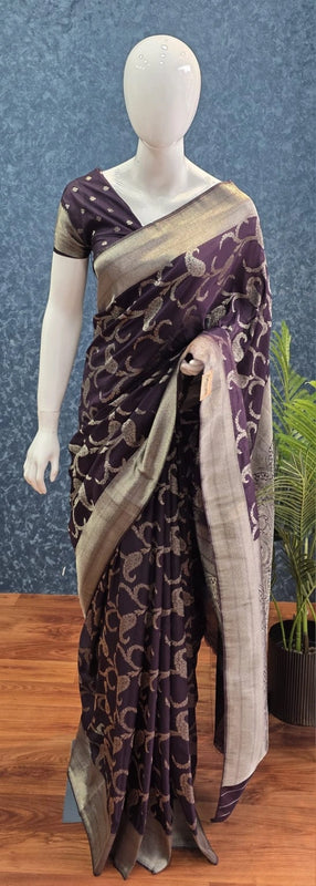Jaal  Gorgette Saree