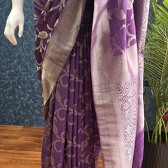 Jaal Lavender Gorgette Saree