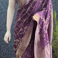 Jaal Lavender Gorgette Saree