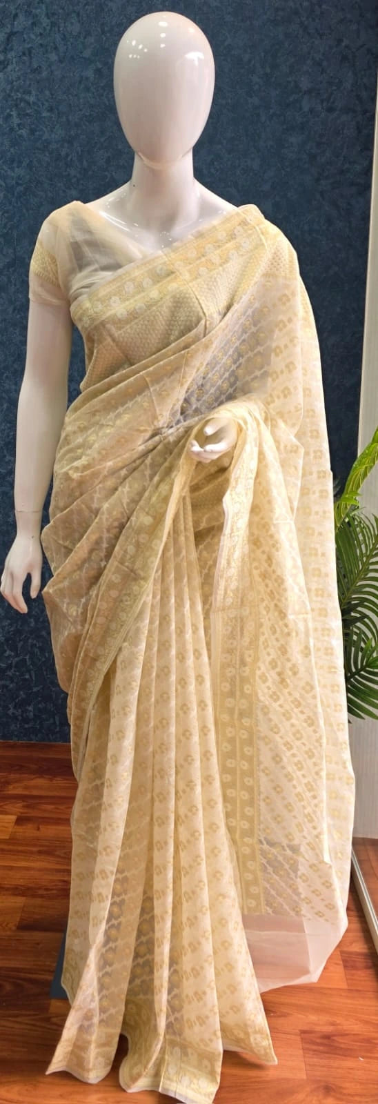 Banarasi Kora -Off White