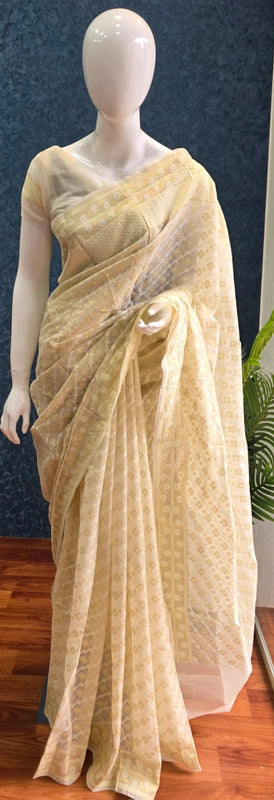 Banarasi Kora -Off White
