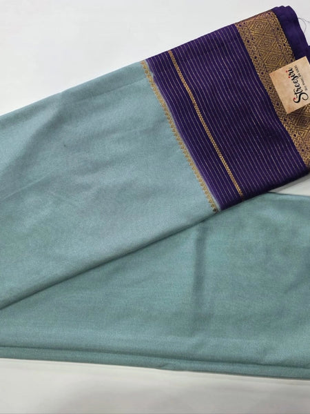 Contrast Semi Crepe Silk Saree
