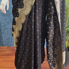 Scallop Border Gorgette Saree