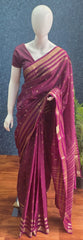 Semi Silk Bentex Border Chex Purple