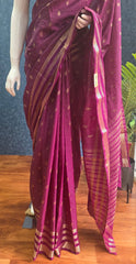 Semi Silk Bentex Border Chex Purple
