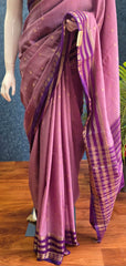 Semi Silk Bentex Border Chex Lavender Purple