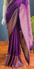 Mushru Silk Purple