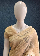 Banarasi Kora  - Cream