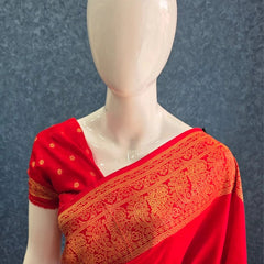 Mushru Silk Saree