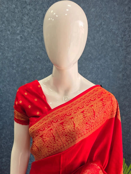 Mushru Silk Saree