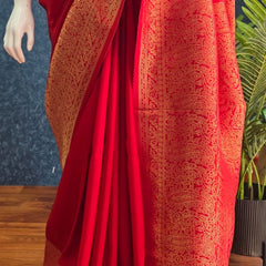 Mushru Silk Saree