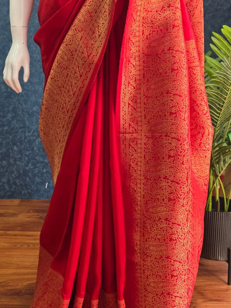 Mushru Silk Saree