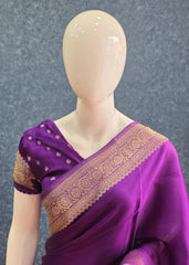 Bandhani Purple