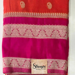 Dual Shade Georgette saree
