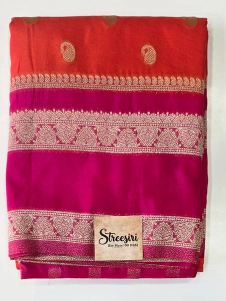 Dual Shade Georgette saree