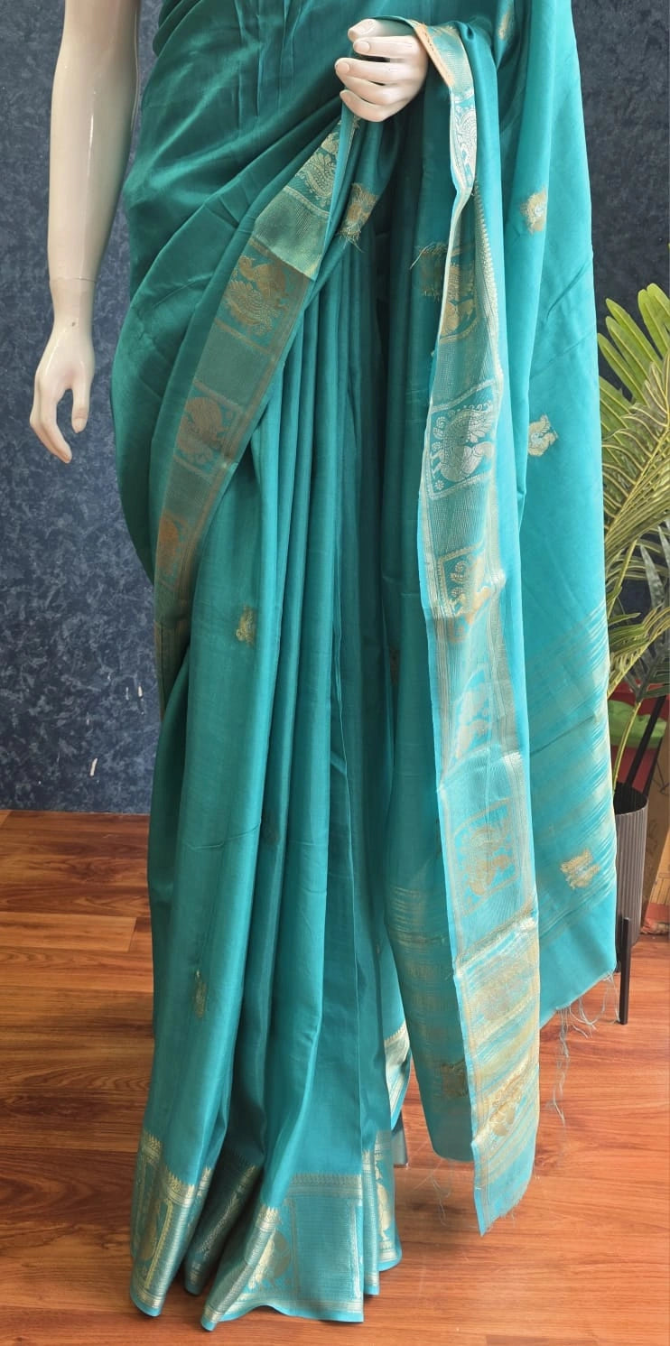 Soft Silk Rama Green Pink
