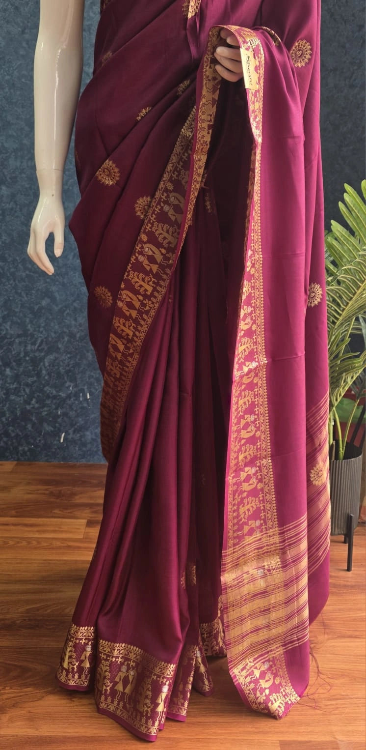 Soft Silk Purple Yellow