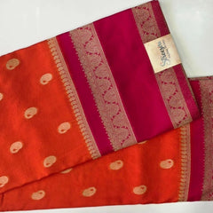 Dual Shade Georgette saree