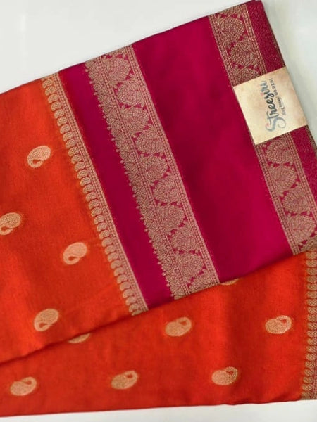 Dual Shade Georgette saree