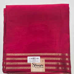 Contrast Crepe Silk Saree