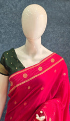 Semi Silk Contrast Pink