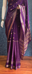 Viscose Lines Dark Purple