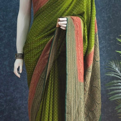 Pure Banarasi Saree 3D combinations
