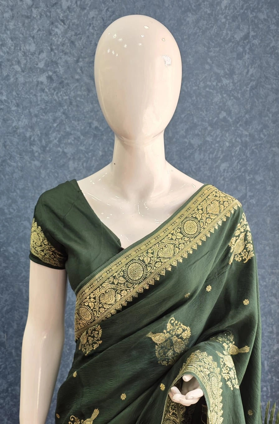 Matka Silk Bottle Green