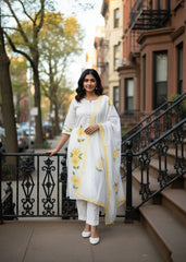 Flora Akoba Set White Print