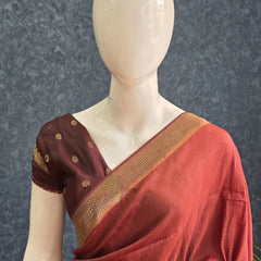 Crush Tussar Crepe Saree