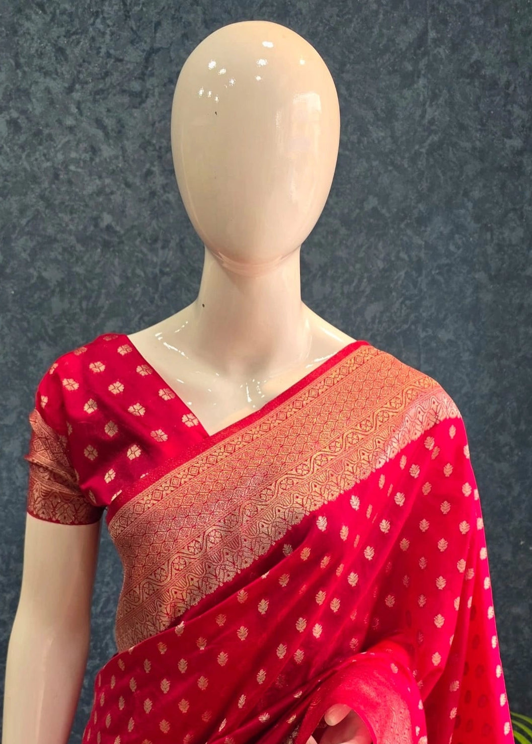 Raw Silk Antique Self pink