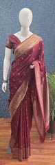 Pani Silk Self Maroon