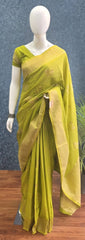 Pani Silk Self Parrot Green