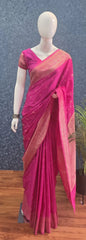Pani Silk self Rani Pink