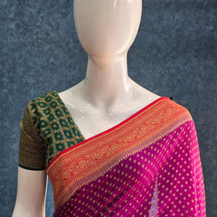 Pure Banarasi Saree 3D combinations