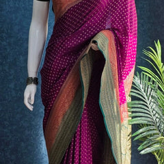 Pure Banarasi Saree 3D combinations