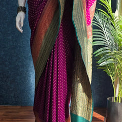 Pure Banarasi Saree 3D combinations