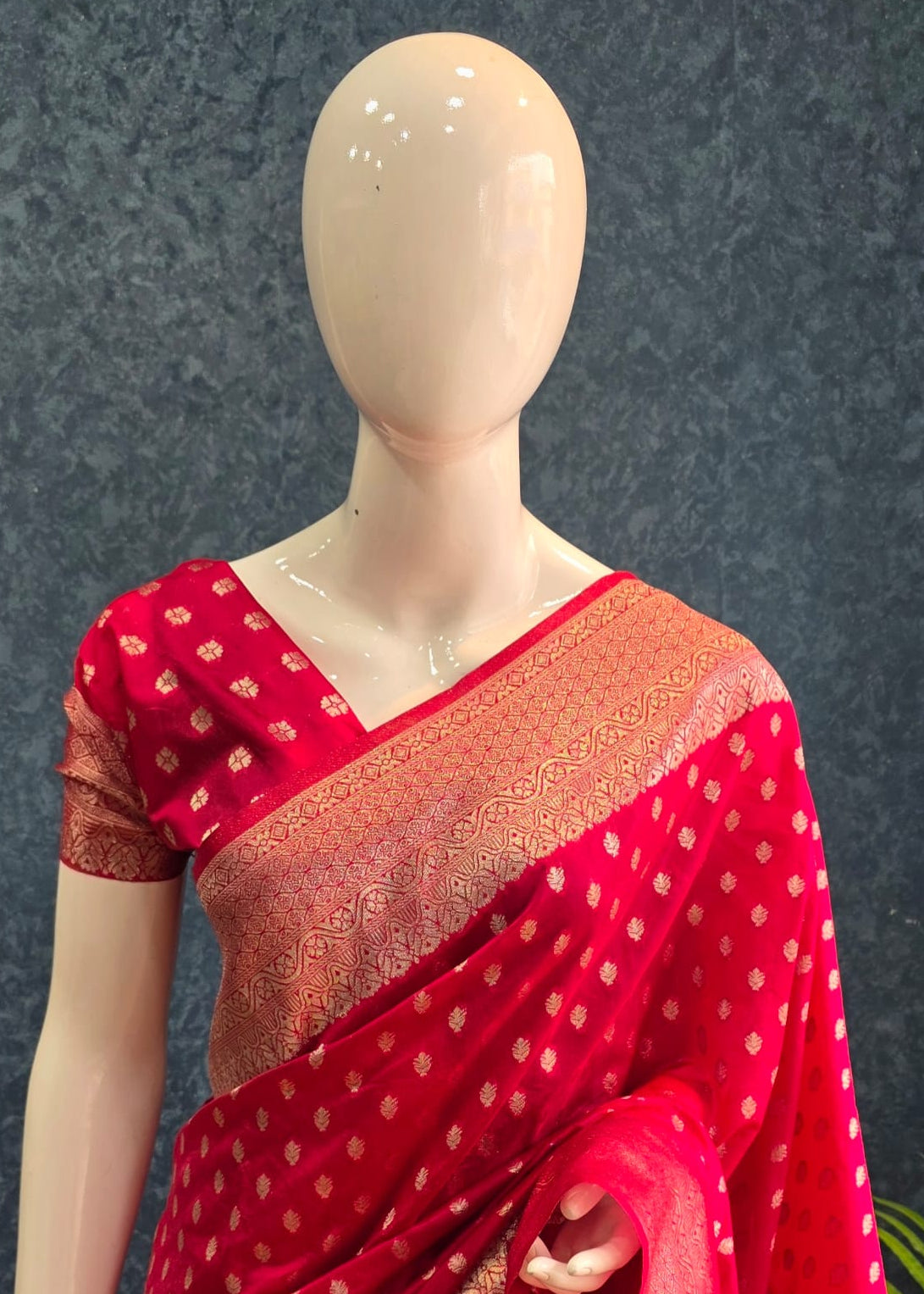 Raw Silk Antique Self Pink