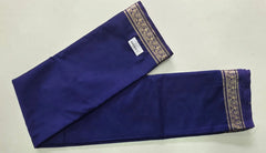 Mango Navy Blue Semi Crepe Silk Saree