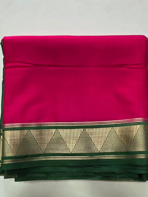 Half & Half Semi Crepe Silk Saree