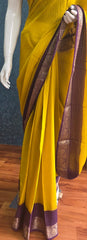 Chinon Crepe  - Yellow and Purple